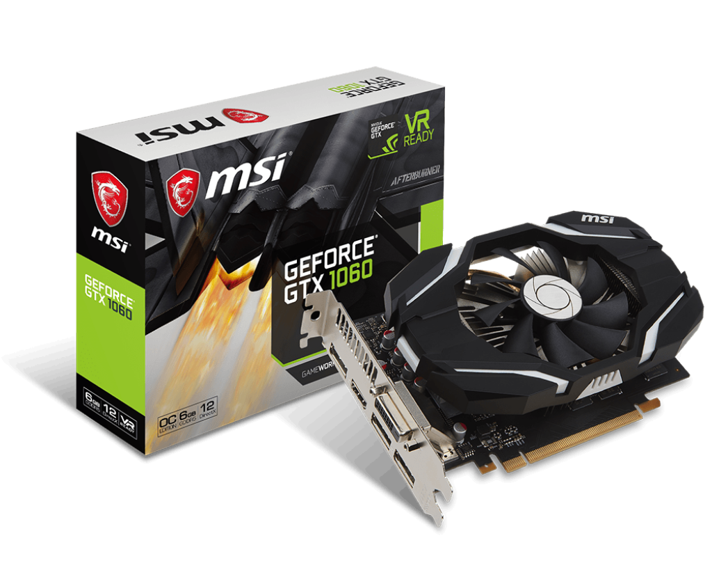 Specification GeForce GTX 1060 6G OC MSI Global The Leading