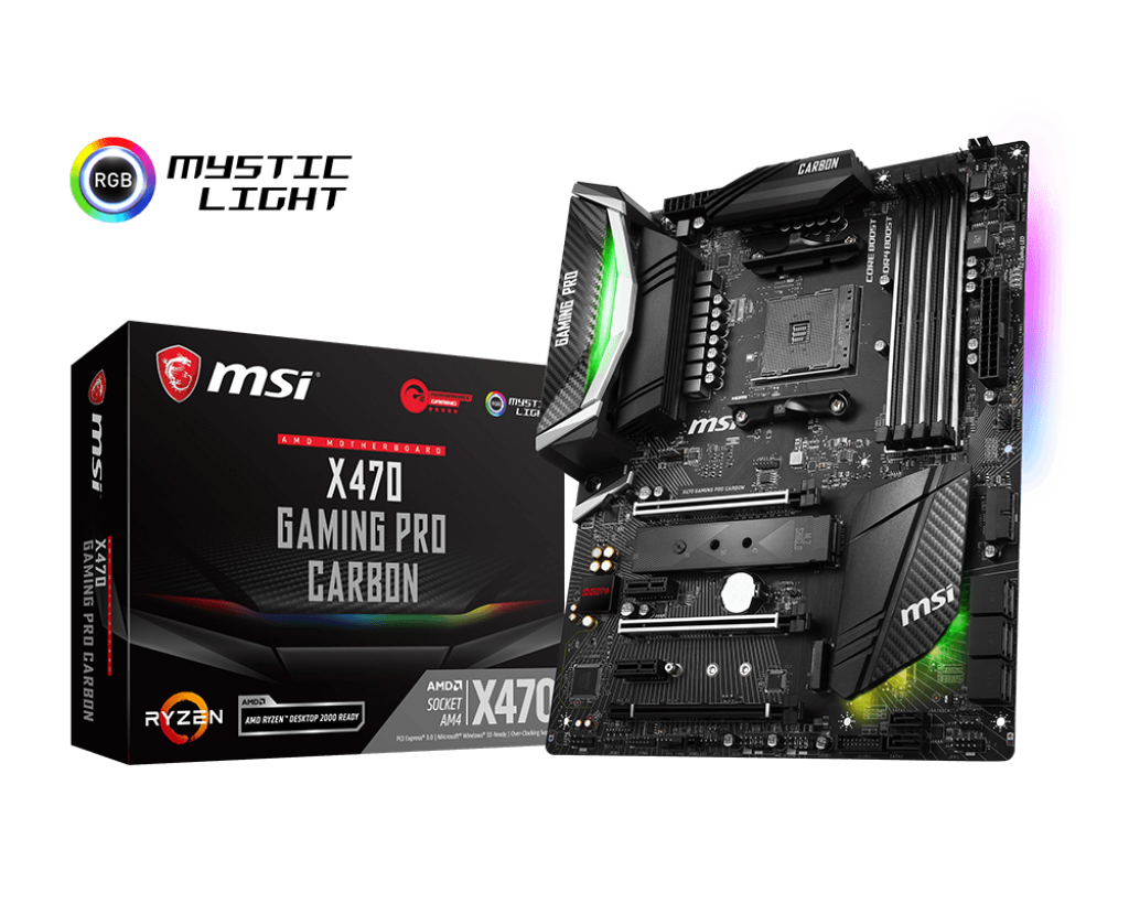 Carte mère Msi X470 Gaming PRO CARBON - Carte mère MSI sur   200,28 €