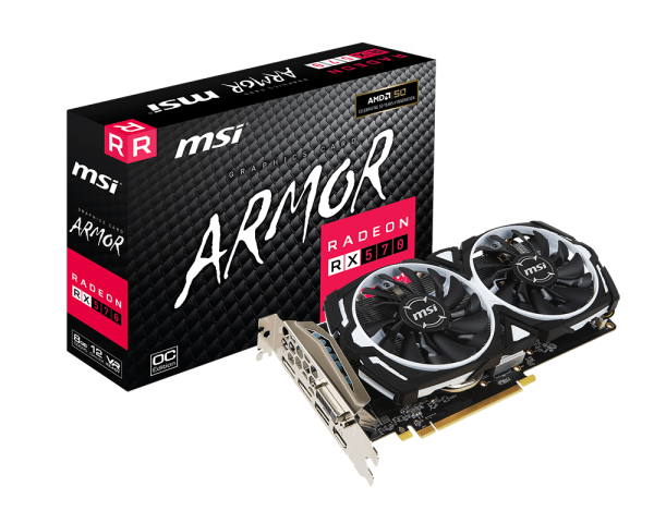 MSI RADEON RX570 ARMOR 8G GPU