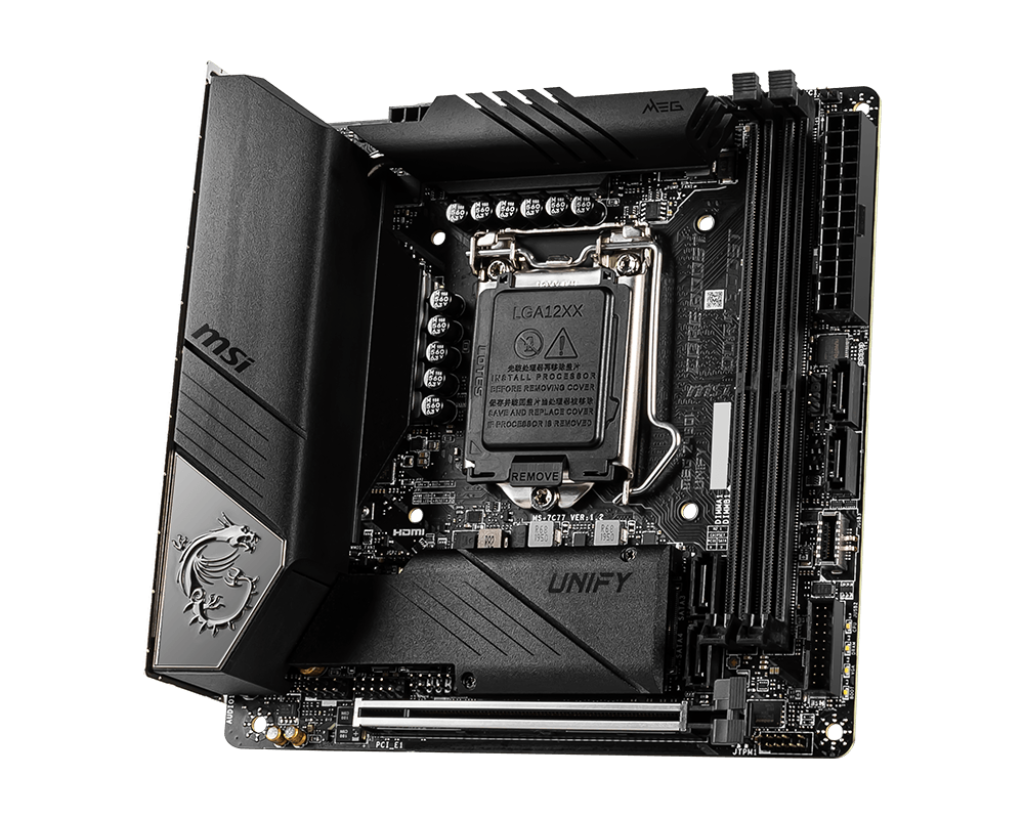 MSI MEG Z490I UNIFY Mini-ITX Gaming Motherboard (10th Gen Intel