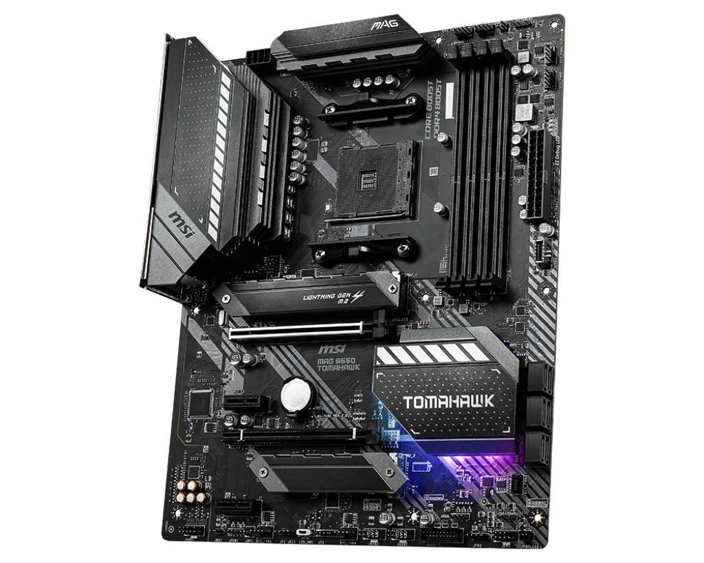 MSI MPG B550 GAMING PLUS Gaming Motherboard (AMD AM4, DDR4, PCIe 4.0, SATA  6Gb/s, M.2, USB 3.2 Gen 2, HDMI/DP, ATX)