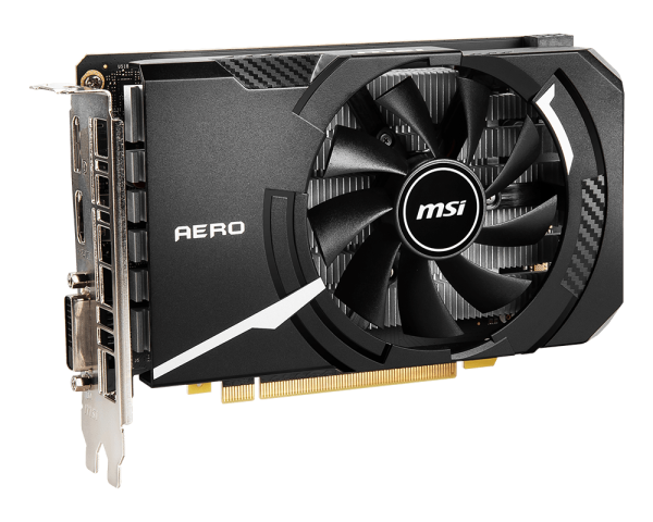 補助電源6-pinx1MSI GeForce GTX 1650 AERO ITX V1 GDDR6