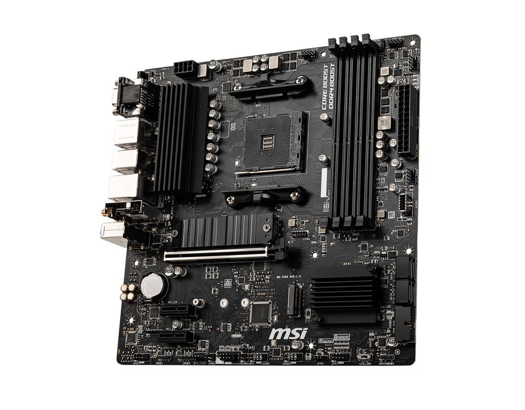 Msi b460m-a pro carte mère intel b460 lga 1200 micro atx - La Poste