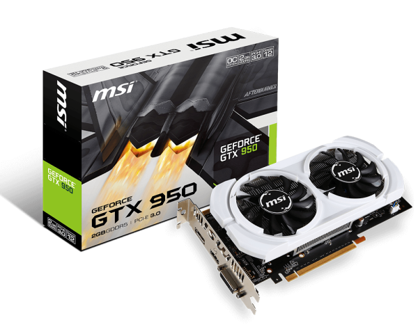 Overview GeForce GTX 950 2GD5T OCV3 