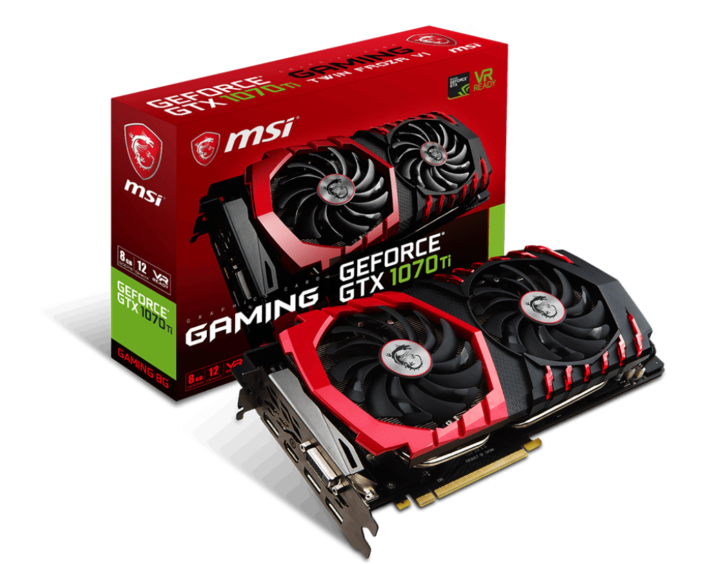 Specification GeForce GTX 1070 Ti GAMING 8G | エムエスアイコンピュータージャパン