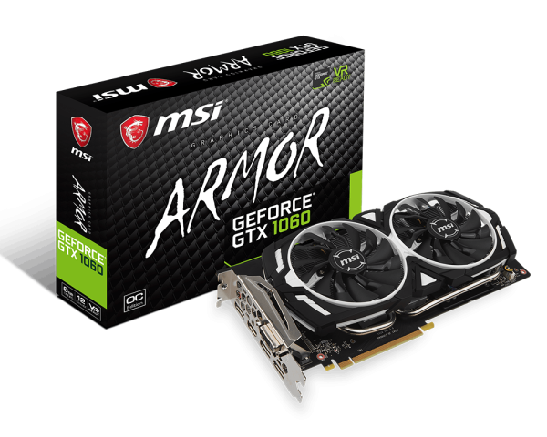 MSI GTX 1060 Armor 6GB