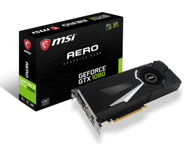 美品　MSI GeForce GTX 1080 AERO 8G