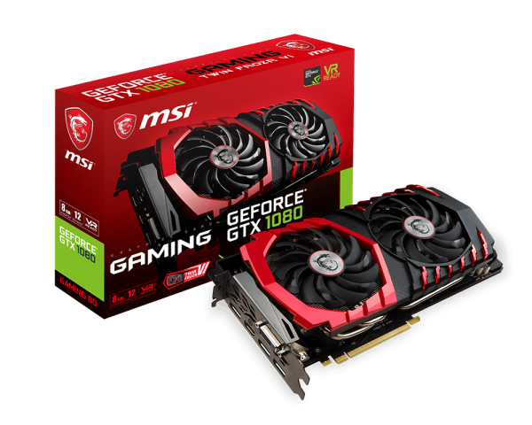 msi GAMING GEFORCE GTX1080 その2 - PCパーツ