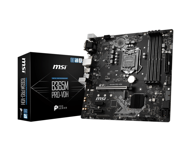 Msi b365m pro vdh совместимость процессоров