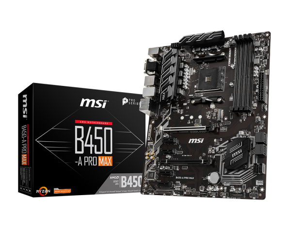 Материнская плата msi b450m a pro max совместимость с процессорами