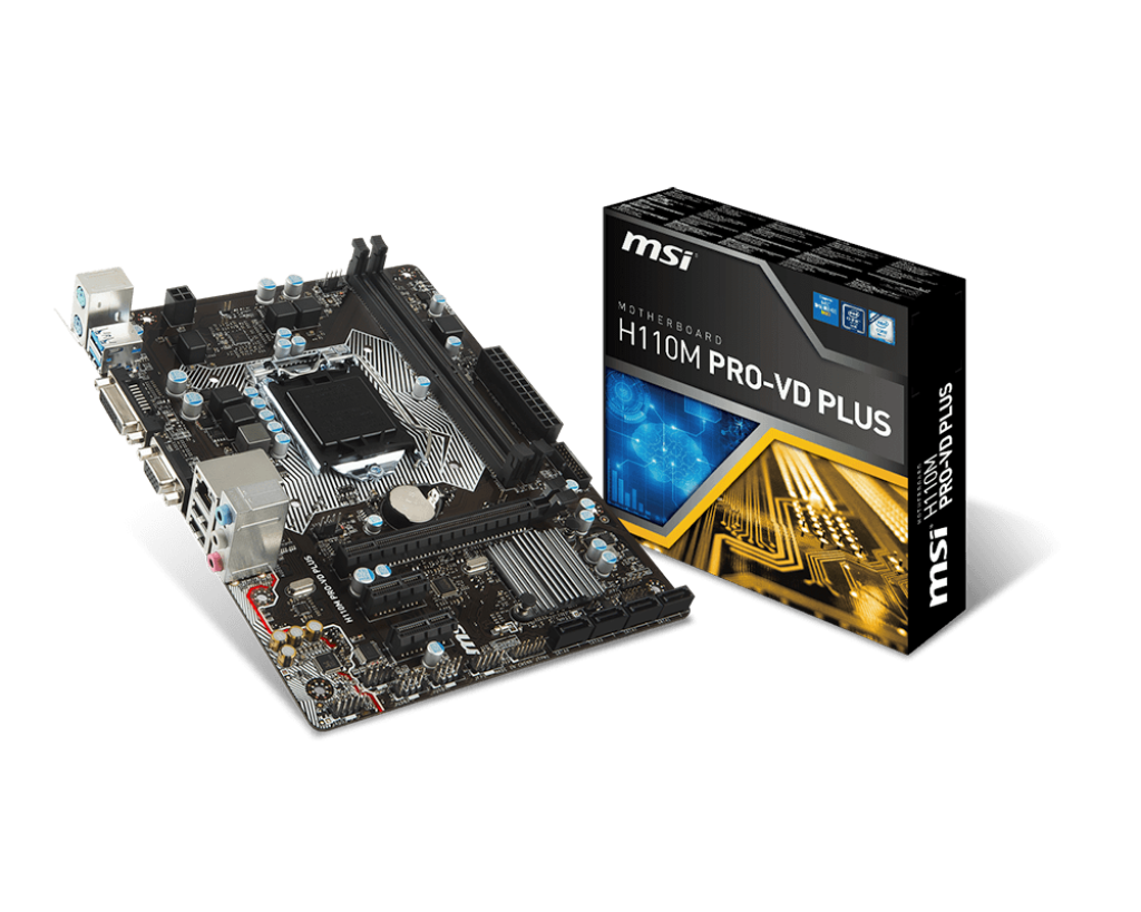 Specification H110M PRO-VD PLUS | MSI Global - The Leading Brand