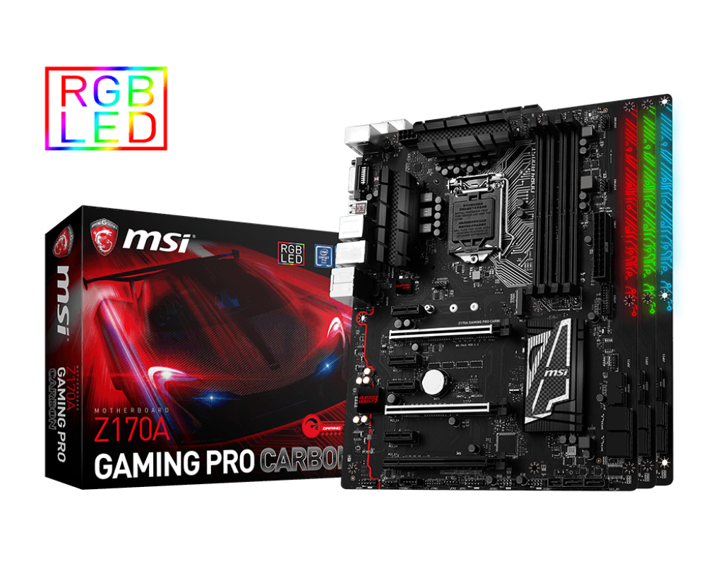 PC/タブレットMSI Z170A gaming pro carbon マザーボード　7GPU