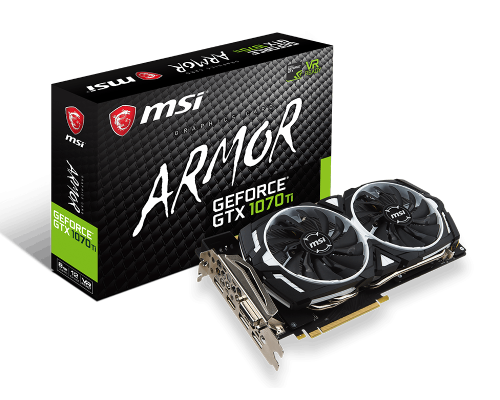 Specification GeForce GTX 1070 Ti ARMOR 8G | MSI Global - The Leading Brand  in High-end Gaming u0026 Professional Creation