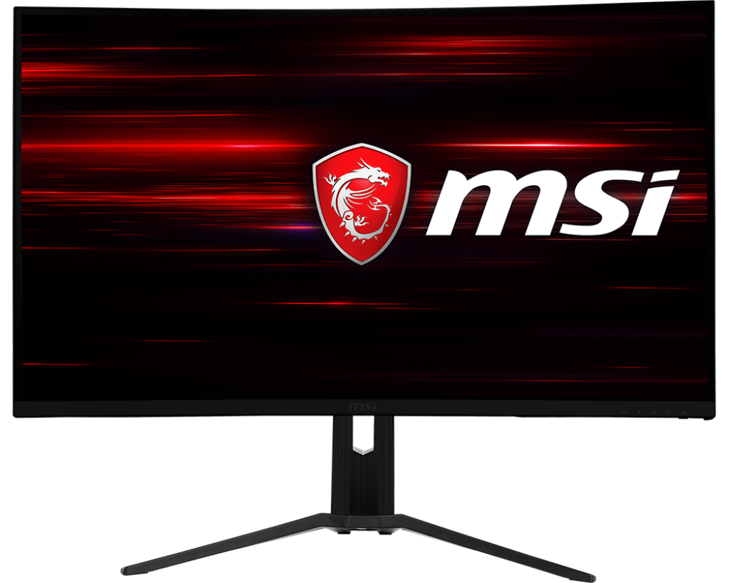 MSI ゲーミングモニター 165Hz AG32C 1枚 電源コード付属 - 家電