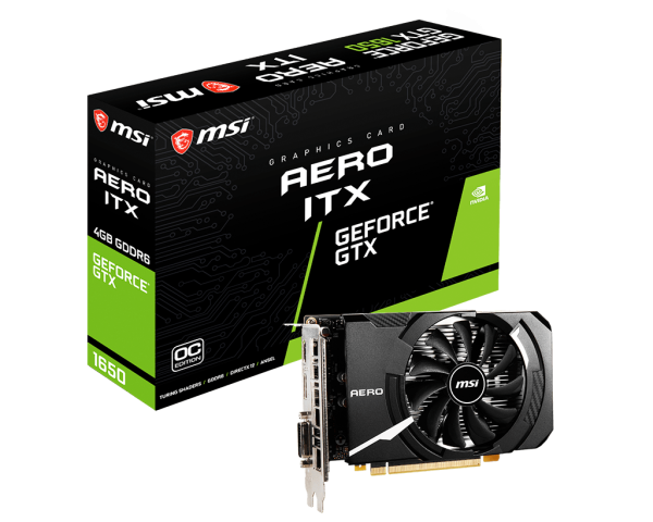 GeForce GTX 1650 D6 AERO ITX OC