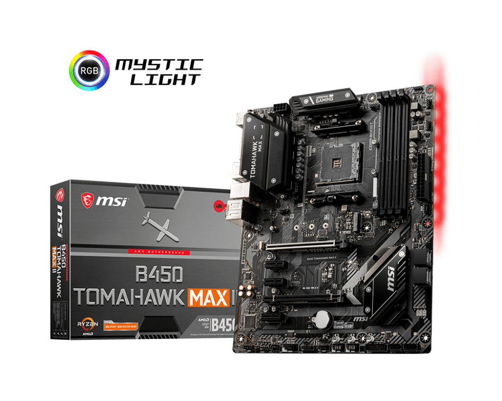 B450 TOMAHAWK MAX II Gaming Motherboard (AMD Ryzen 3000 3rd gen