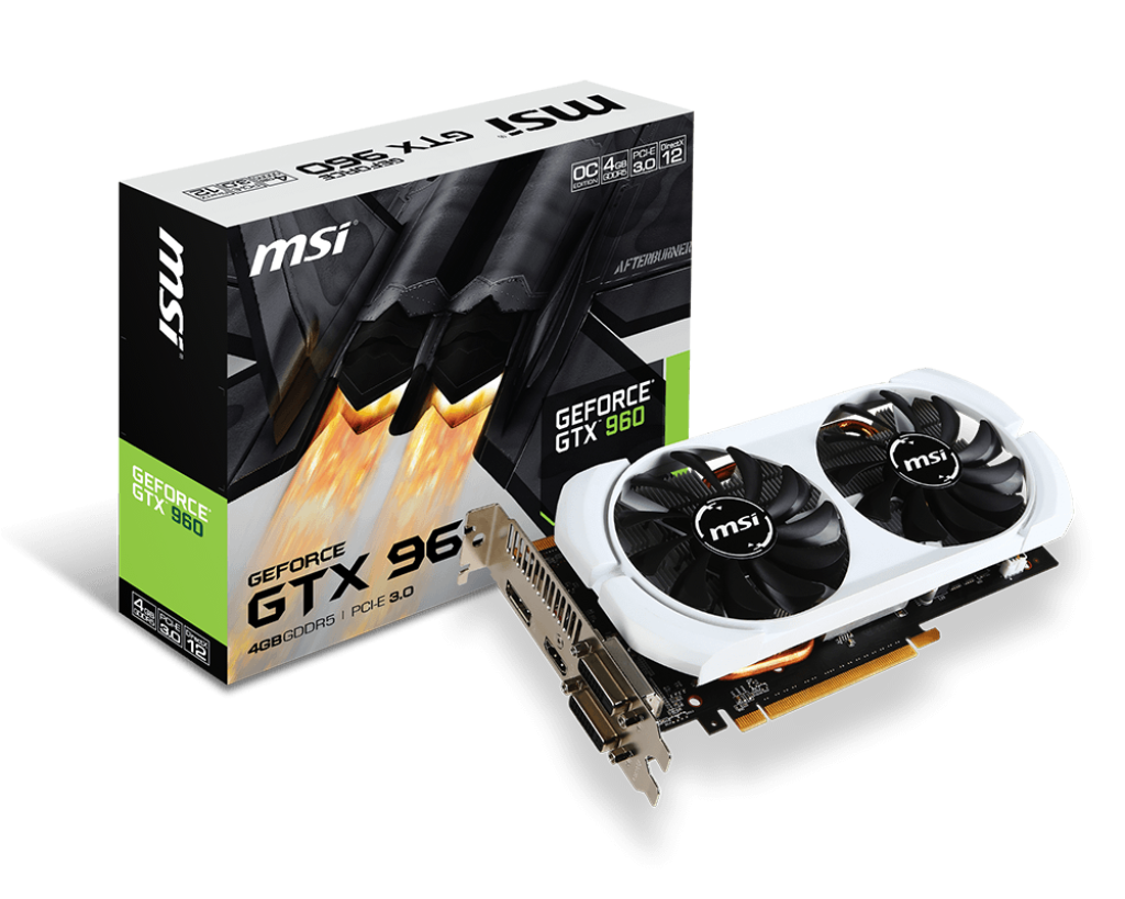 Specification GeForce GTX 960 4GD5T OCV2 | MSI Global - The
