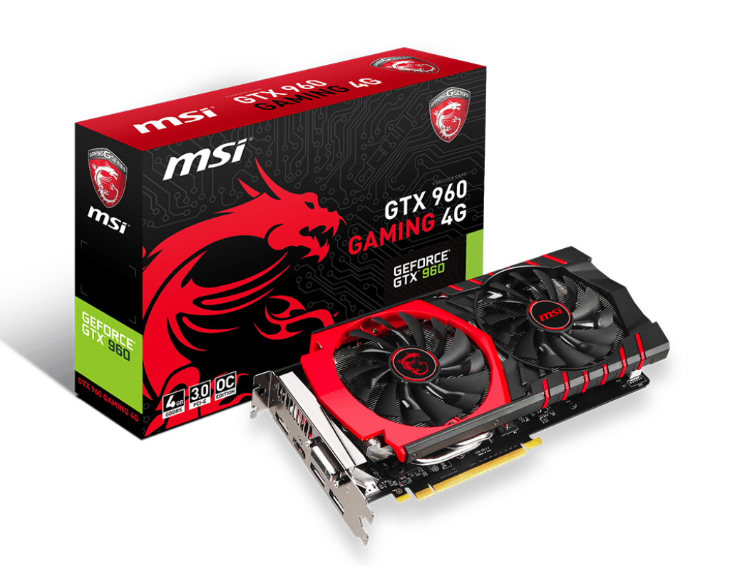 Specification GeForce GTX 960 GAMING 4G | MSI Global - The Leading 
