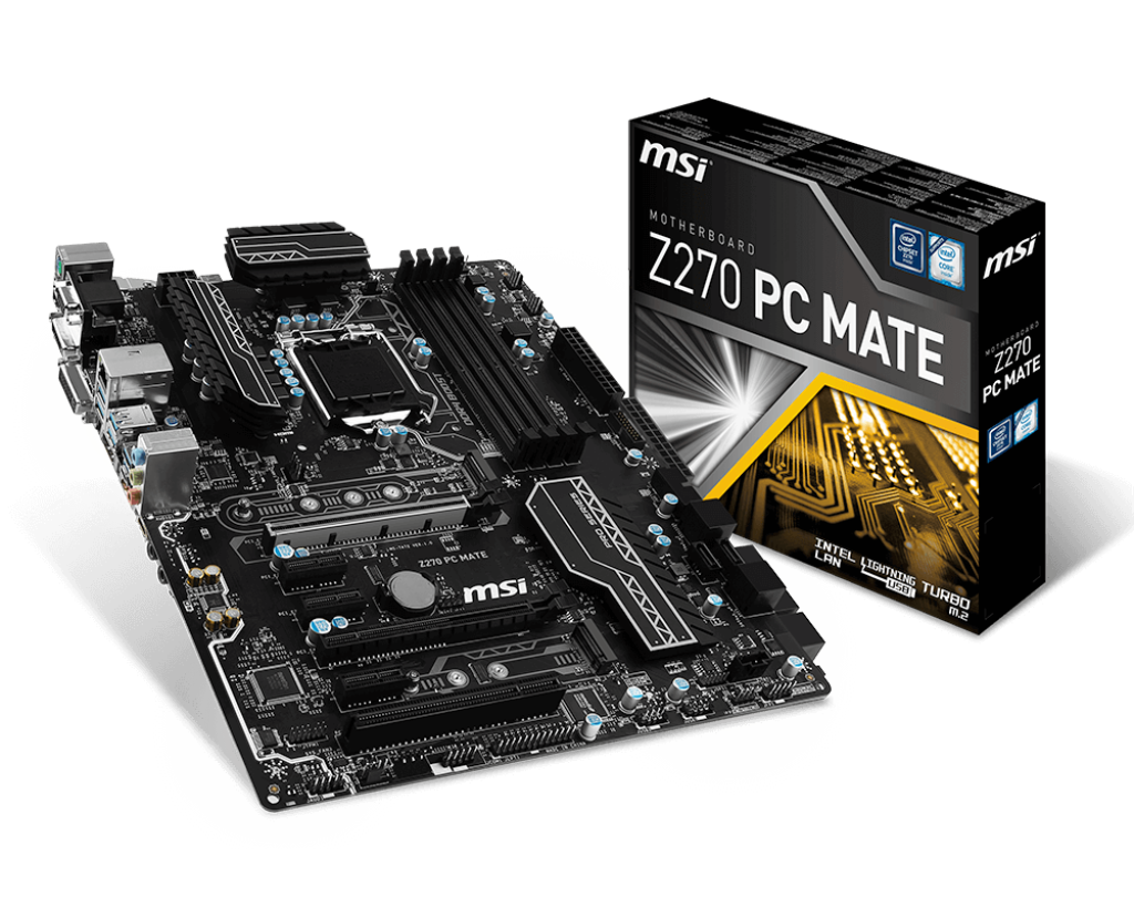 Z270 Pc Mate Motherboard The World Leader In Motherboard Design Msi Global