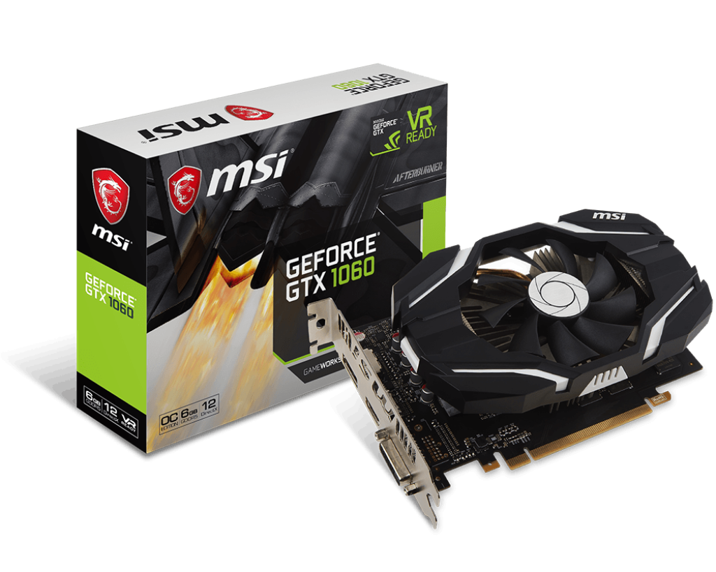 Specification GeForce GTX 1060 6G OCV1 MSI USA