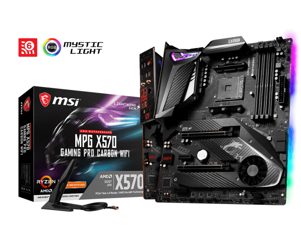 MSI X570 GAMING PRO CARBON WIFIPC/タブレット