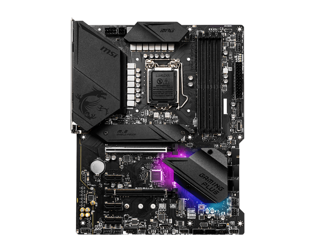 MSI MPG Z490 GAMING PLUS ATX Gaming Motherboard (10th Gen Intel ...