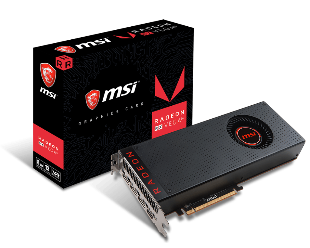 Specification Radeon RX Vega 56 8G | MSI Global - The Leading Brand in  High-end Gaming u0026 Professional Creation