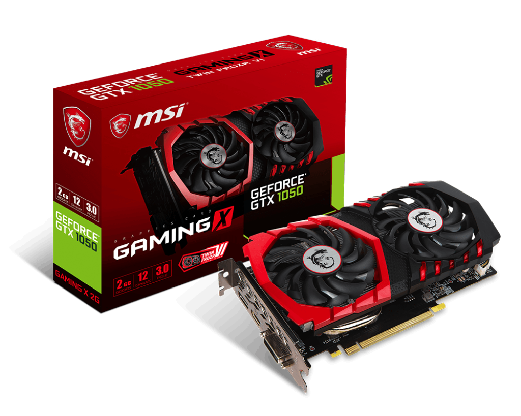 Specification GeForce GTX 1050 GAMING X 2G MSI Latinoam rica