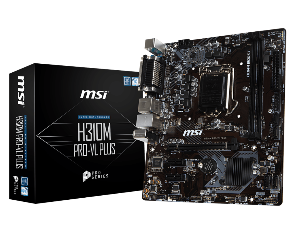 Specification H310M PRO-VL PLUS  MSI Global - The Leading Brand in  High-end Gaming & Professional Creation
