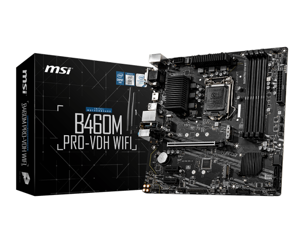 Подключение msi b460m pro vdh