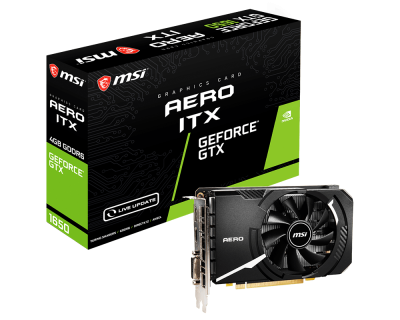 MSI GeForce GTX 1650 D6 AERO ITX V1