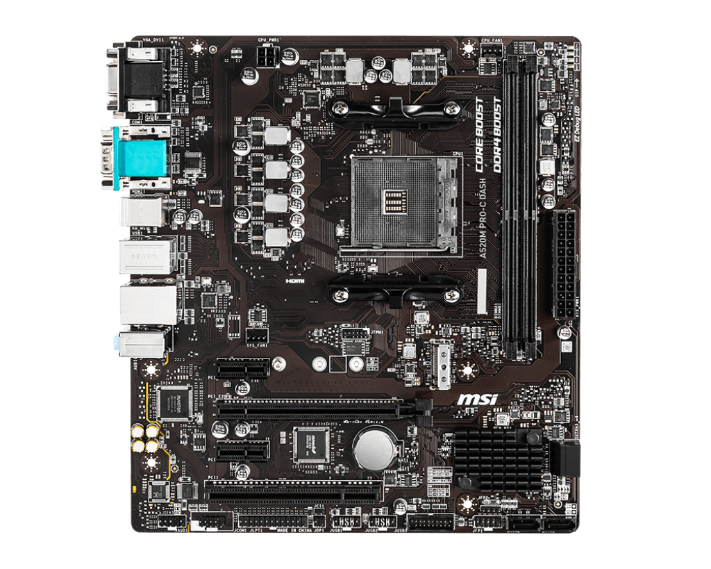 A520M PRO-C DASH msi AM4 zen3 Micro-ATX PCIスロットあり：-