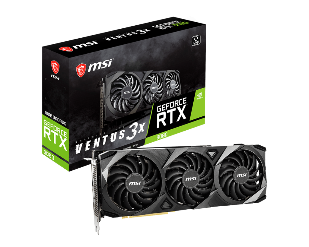 GeForce RTX™ 3080 VENTUS 3X 10G OC LHR