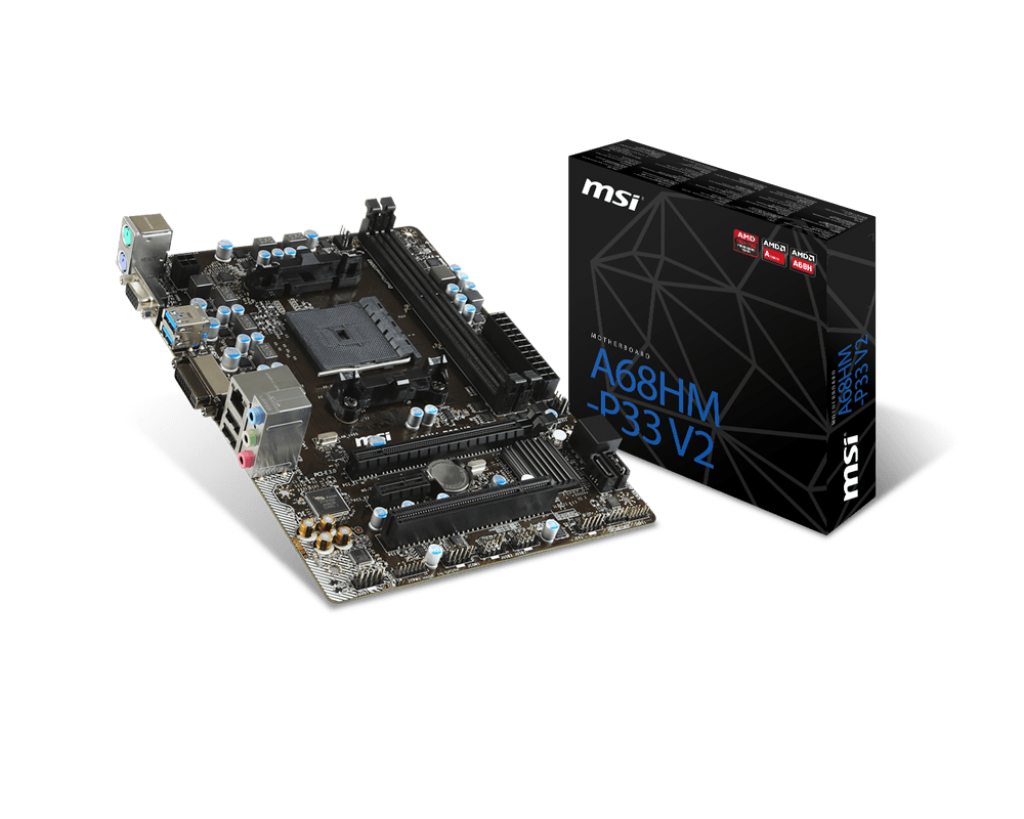 Msi a68hm p33 v2 не запускается