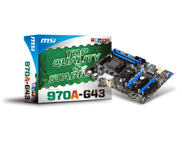 970A-G43 | Motherboard - The world leader in motherboard design | MSI