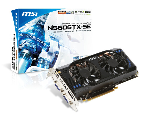 Overview N560GTX-SE-M2D1GD5/OC | MSI Türkiye