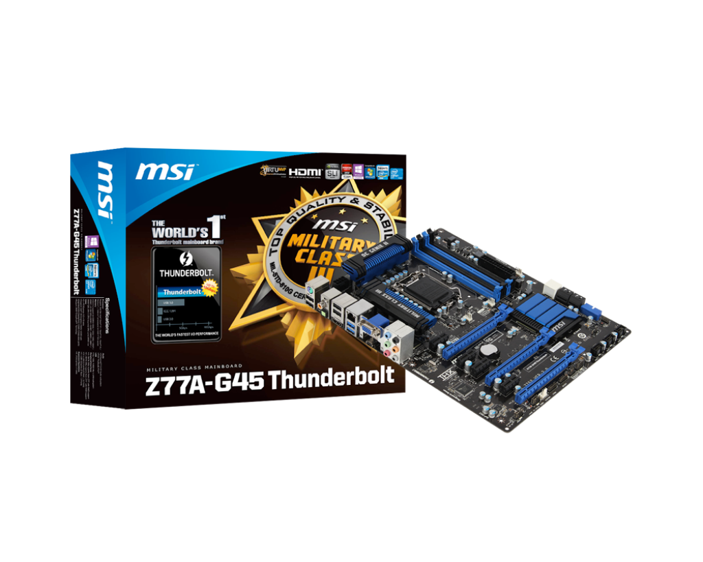 Specification Z77AG45 Thunderbolt MSI USA