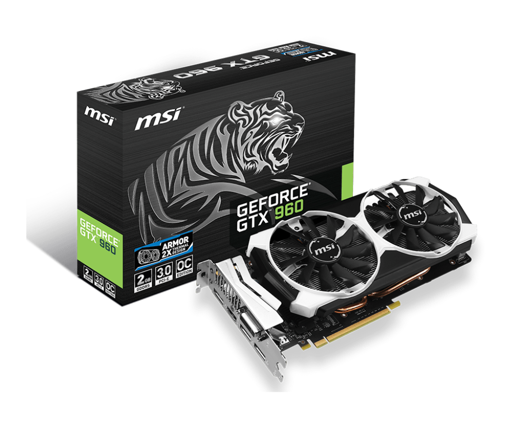 Overview Geforce Gtx 960 2gd5t Oc Msi Usa