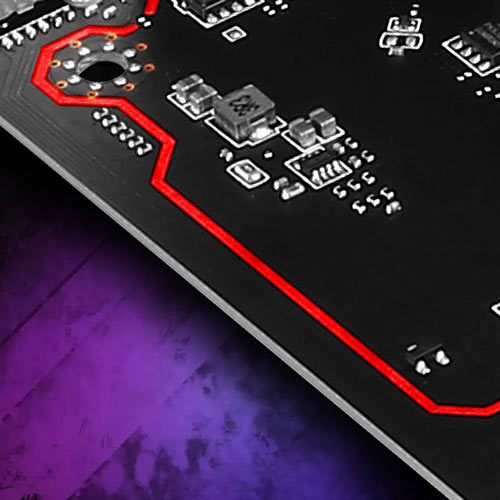 Isolated audio design with LED çizgilerle ayrılan izole ses devreleri