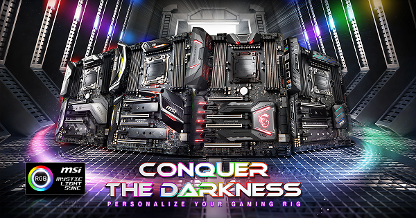 主機機殼燈效首選 - MSI RGB主機板＆同步燈效控制