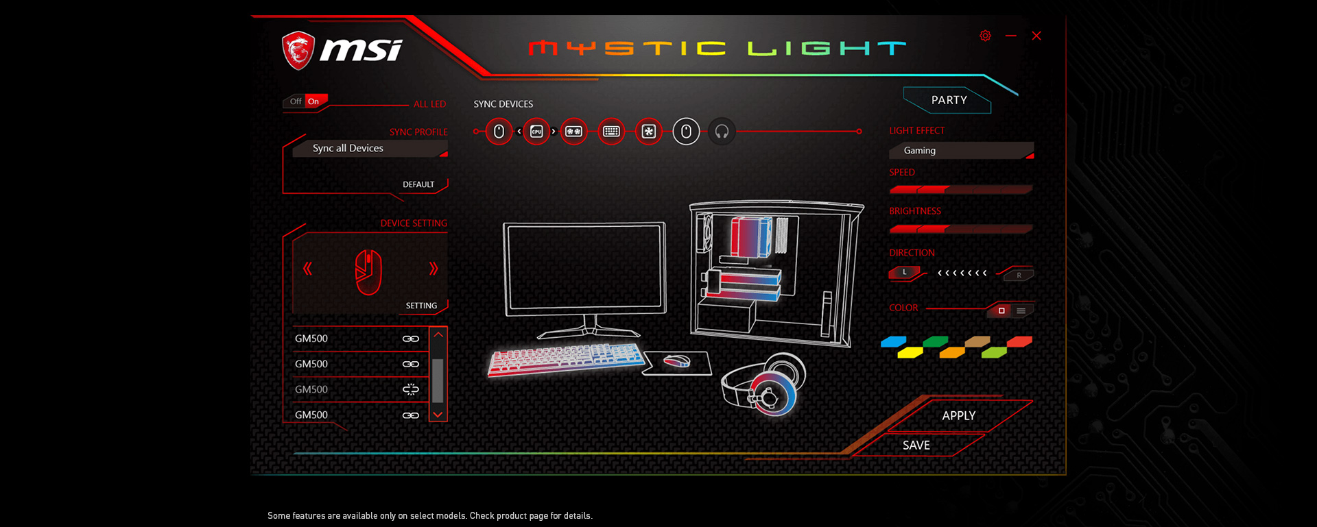 Msi mystic lighting